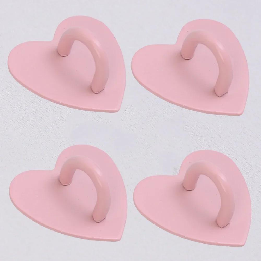 Cellphone Finger Ring Holder Adhesive Metal Phone Heart Shaped Stand Hooks Charms Clasp for DIY IPhone Case IPad Tablet Supplies