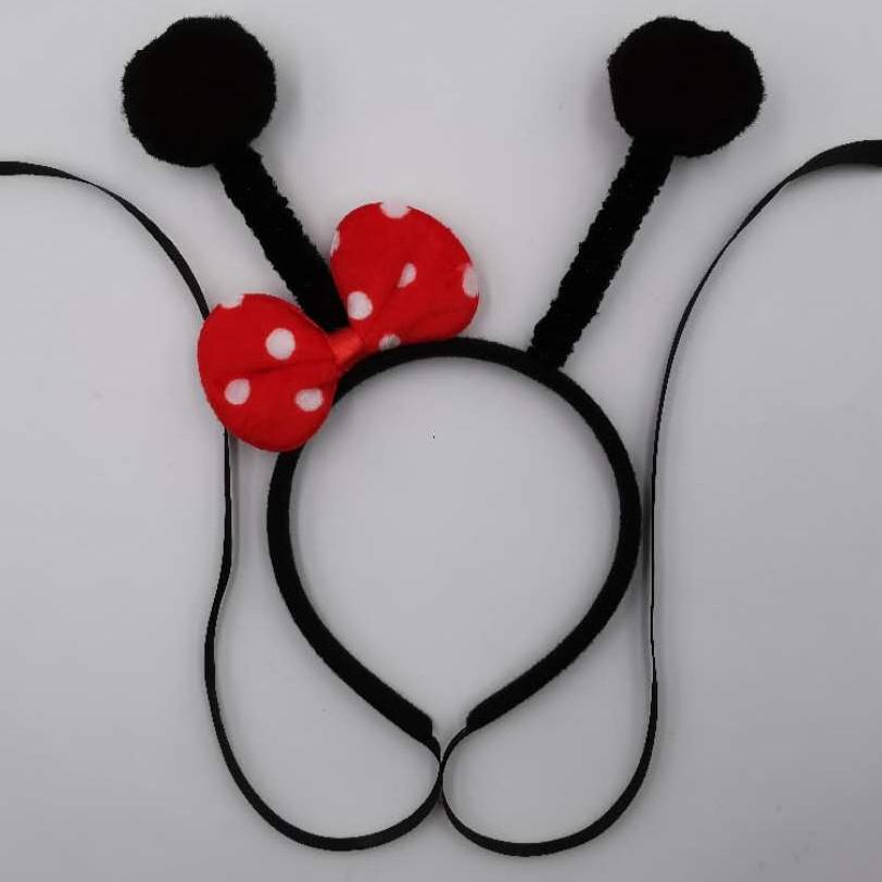 Bee Headband with Fluffy Ball Antennae for Kids & Adults
