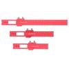 3PCS Woodworking Ruler Adjustable Slider Angle Gauge Aluminum Pocket Ruler for Marking Locating