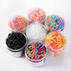 1Pc Color Headband Female Black Korean Version Children Do Not Hurt Hair Disposable Rubber Band Hair Rope Headgear Hair Ring