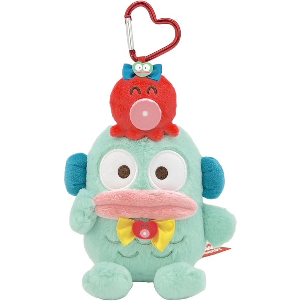 Nakajima Corporation Hangyodon 40th Anniversary Heart Diner Mascot Plush Toy 208903-25