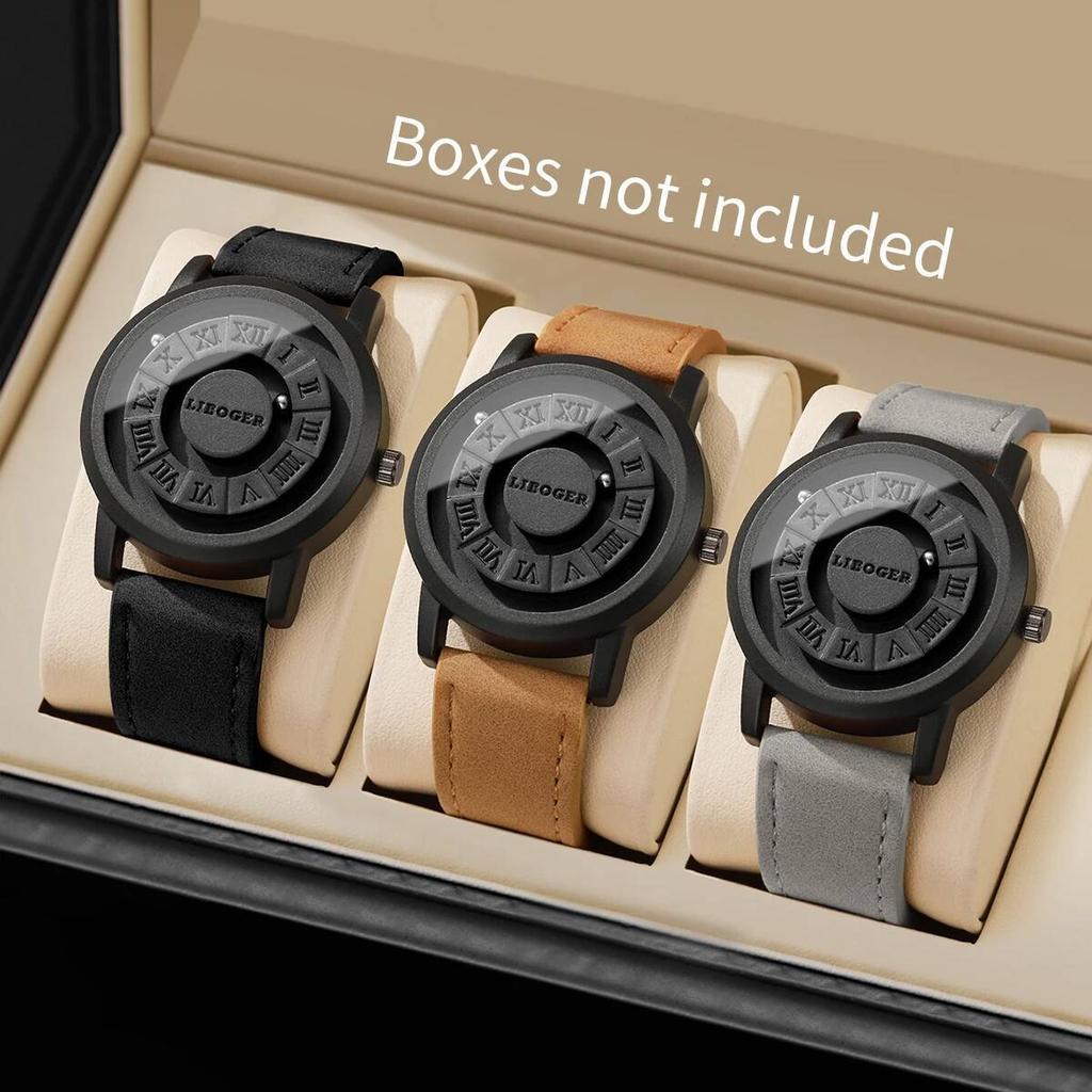 2/3 SZT. Modny Zestaw Zegarków Męskich Casualowy Skórzany Pasek Kwarcowe Zegarki Na Rękę Męski Zegar Reloj Hombre