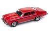 Johnny Lightning Scale Pontiac GTO 1974 Red Diecast Car 1/64