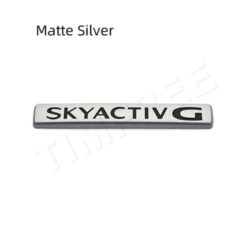Металлический 3D значок-эмблема SKYACTIV G для решетки радиатора, багажника, крыла, декоративная наклейка