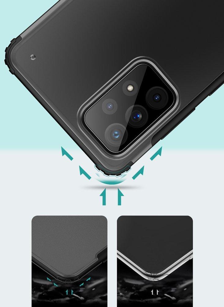 ERBORD AntiDrop Matte Hybrid Case for Samsung Galaxy A72 5G, Black
