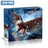 High-Standard Cretive Moc Premium-Quality 1214Pcs First-Class Bald Top-Grade Eagle Construction-Kit Superior-Grade Construction-Set Superior-Grade