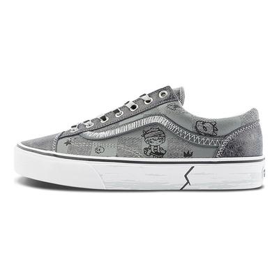 Hirono X Estilo Ua 36 Estampa Divertida Tênis de Skate Baixo Tênis Unissex Cinza VN000CDEN43
