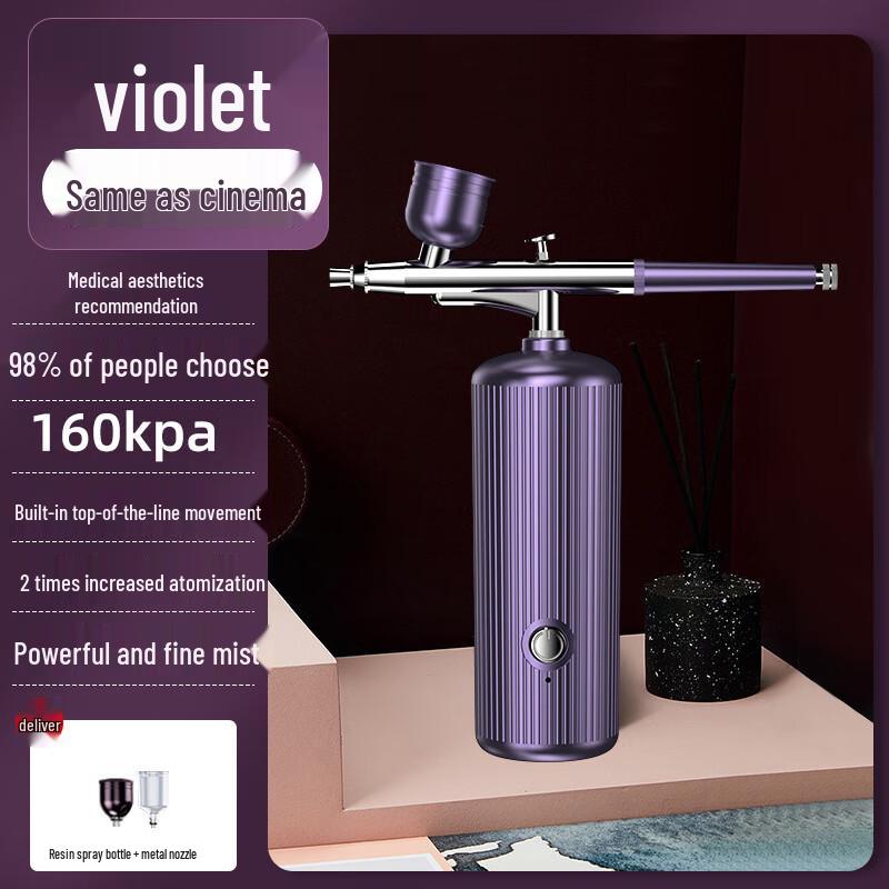 Portable High-Pressure Nano Oxygen Infusion Facial Device