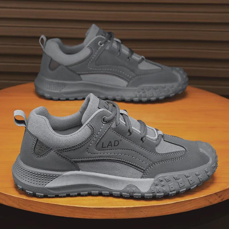 Men's 2024 Non-Slip Mesh Work Shoes: Comfortable, Wear-Resistant, Versatile Casual Footwear.