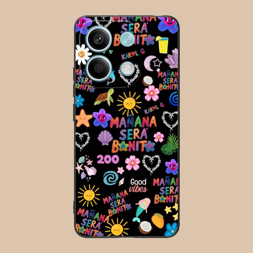 Karol G Latino Mobile Cell Phone Case for Xiaomi 15 14 13 12 Mi 11 T Ultra Lite Pro S X 5G Colorful Printing Cover Pretty Cover