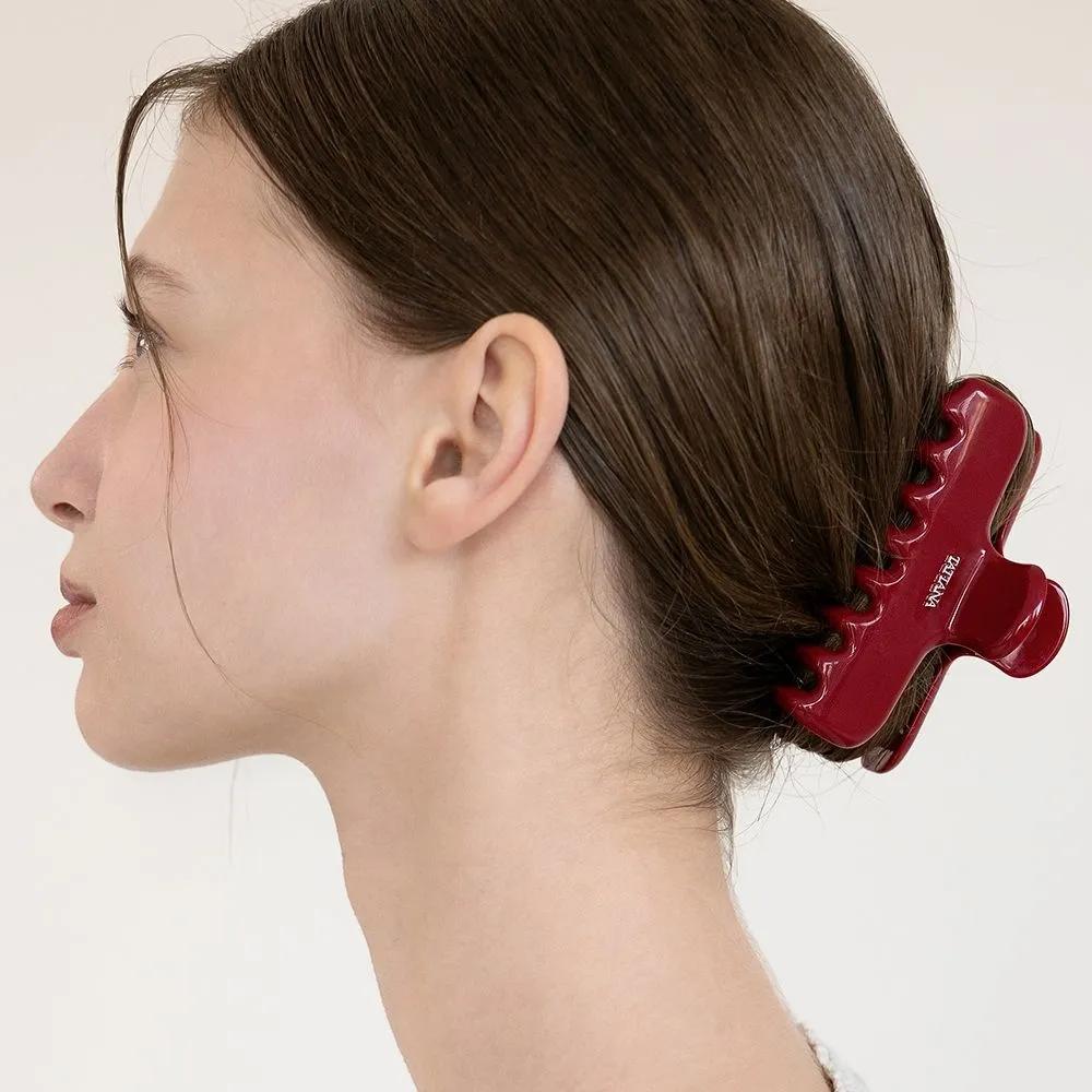 Daily Rounded Hair Crow Clip HB2275 5 Colors BROWN