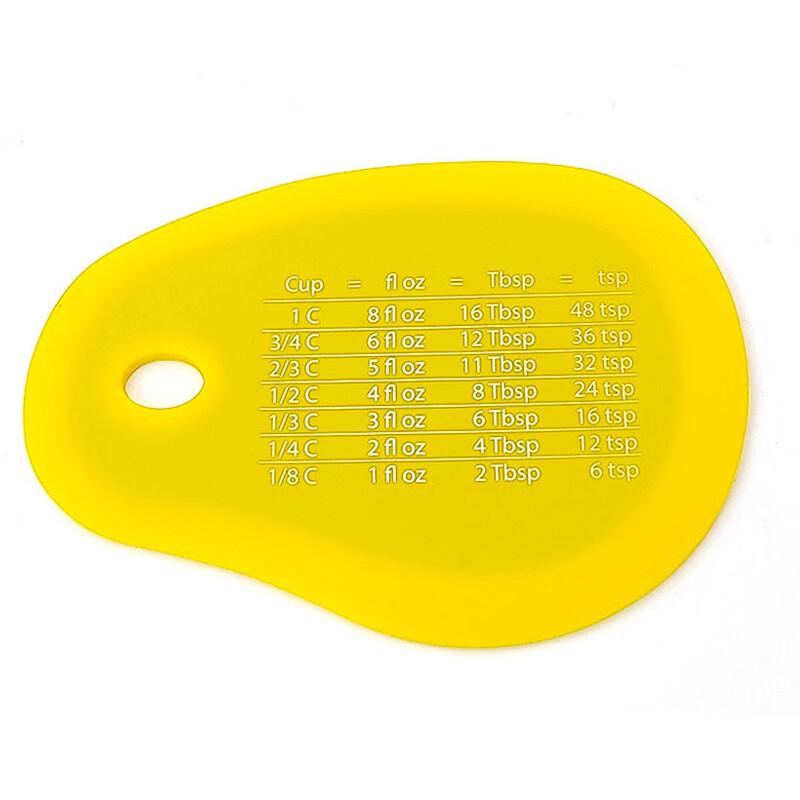 Silicone Dough Scraper & Cutter with Scale