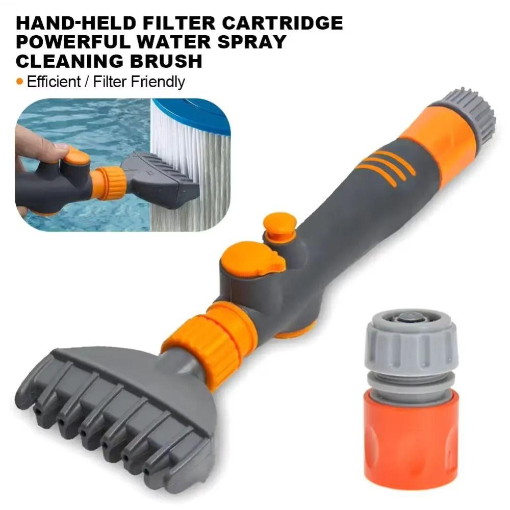 Handheld Spa Filter Clean Brush Plastic Hot Tub Filter Clean Brush Cleaning Tools