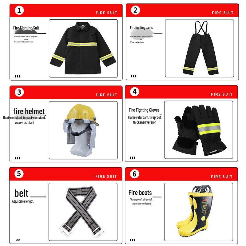 OLOMM Firefighter Protective Suit L-2XL