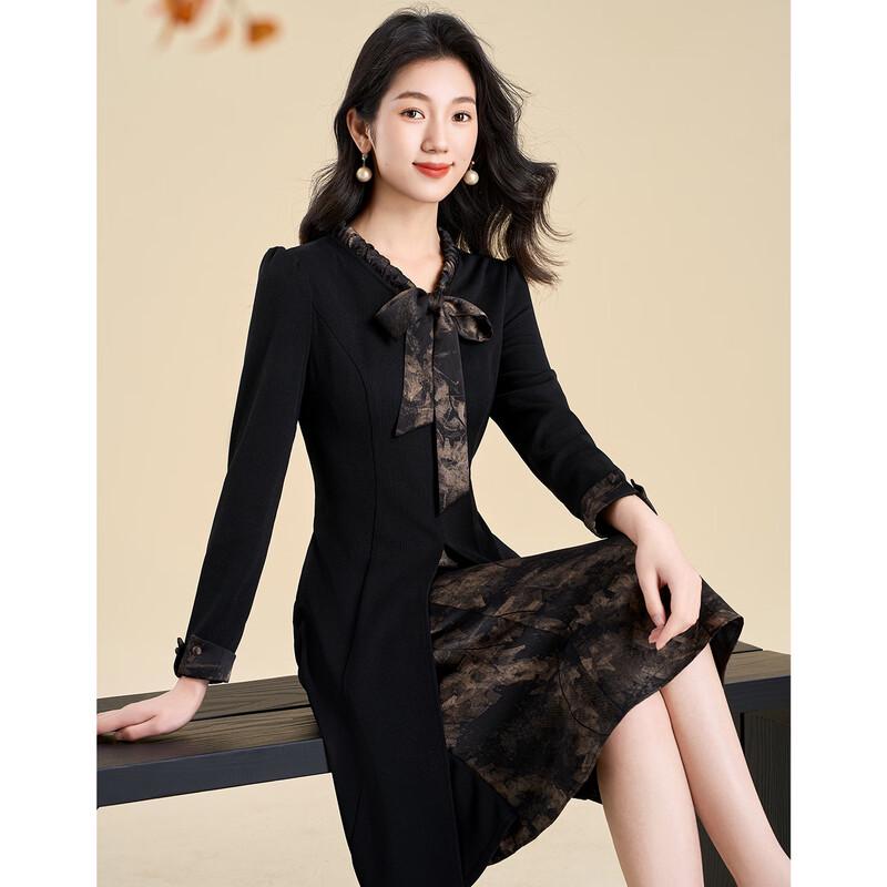 

Kebeier Women s Faux Two-Piece A-Line Dress 2XL