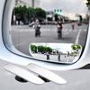 2Pcs 360 Degree Rotating Adhesive Universal Car Wide Angle High Clarity Rear View Mirror