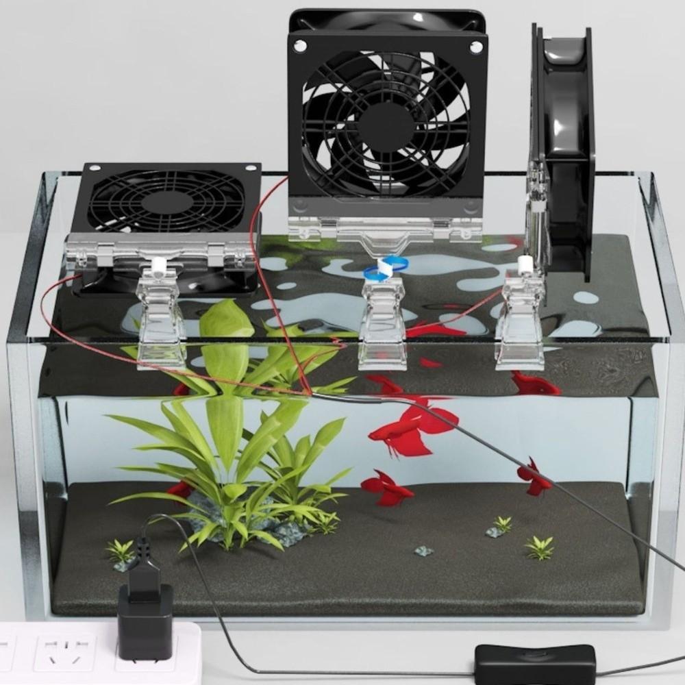 Variable Speed Fish Tank Fan Fast Cooling Fish Tank Cooler Cooling Fan System  Planted Tank
