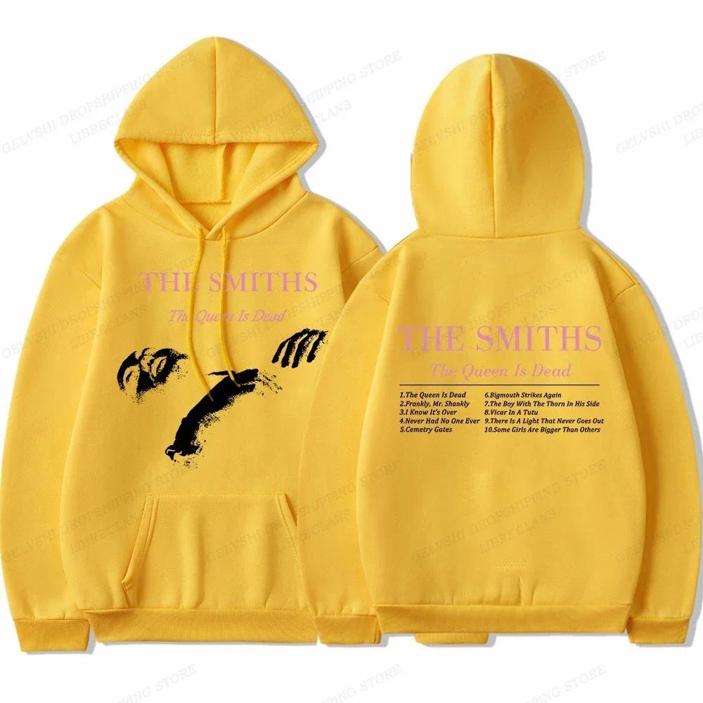 The Smiths The Queen Is Dead British Rock Band Men’s Sport Hoodie Hip-hop Street Classic Harajuku Y2K Long-sleeve Sweatshirt Top