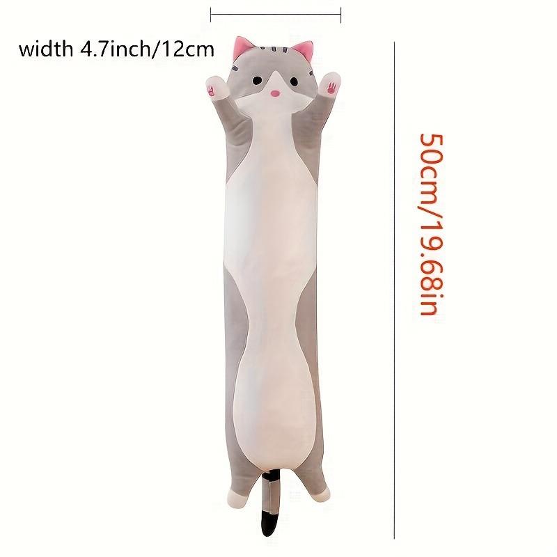 Cute Cat Plush Pillow - Ultra Soft Huggable Nap Pillow for Girls & Kids /Perfect Birthday, Christmas, Halloween Gift