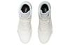 Li Ning Superwave Textile, Synthetic Leather Slip Resistant Abrasion Resistant Mid Top Skateboard Shoes Men's White AGCQ061-1