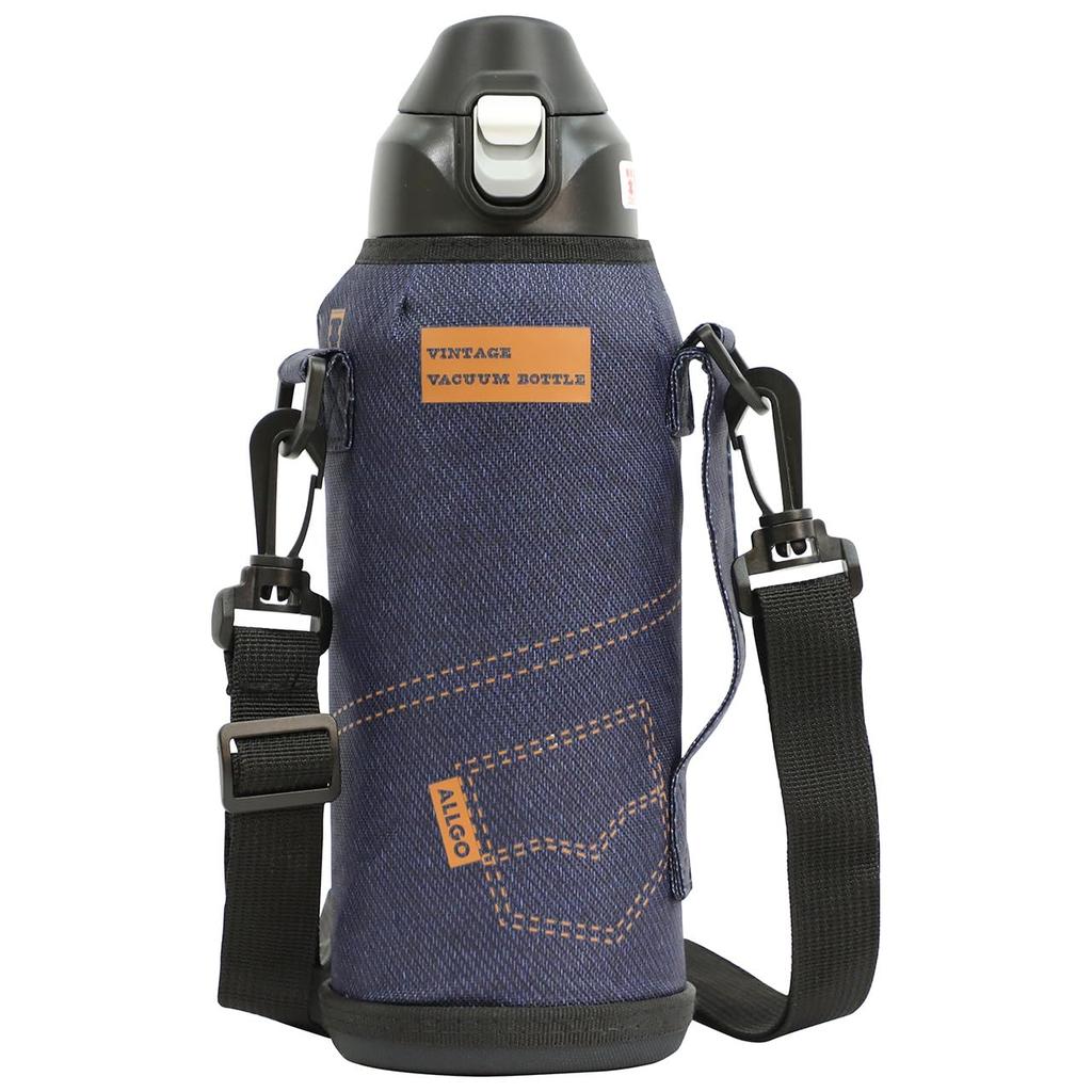 Orgo Stainless Steel Portable Bottle, Insulated, 1.0L, PBY-10 (Denim Navy)