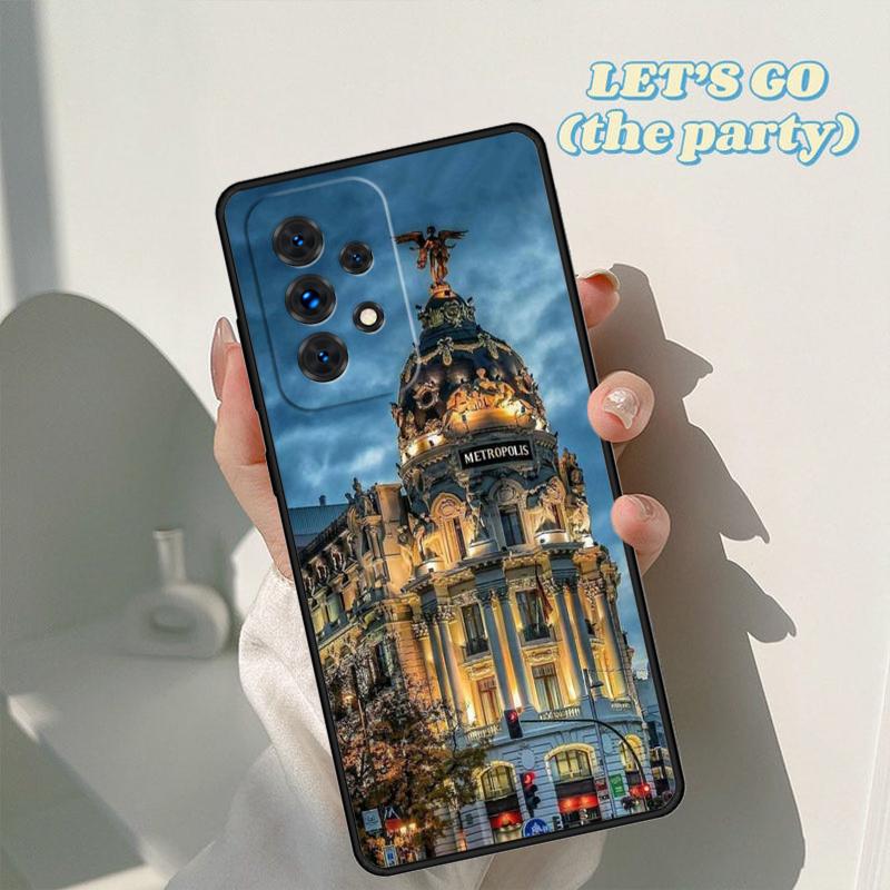 Madrid Capital Spain phone case For Samsung Galaxy A42 A31 A40 A51 A71 A32 A80 A91 A52 A72 A73 A20e A21S A50 A70 A11 A12 Cover