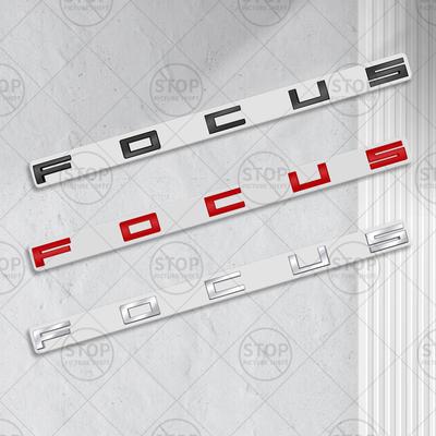Car Sticker For Focus Logo MK2 MK3 MK4 ST Line Hybrid 3D Decal Body Decoration Badge Rear Trunk Emblem Decor Accessories