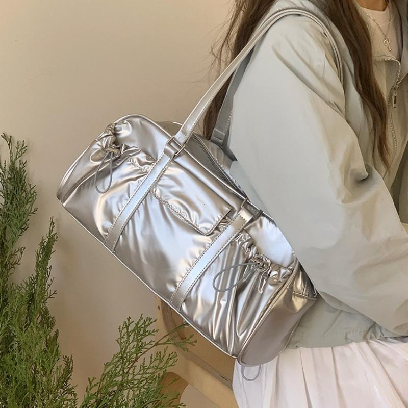 Nylon Underarm Bag Women'S Large Capaci Sport Pillow Single Oulder Bag Trendy Handbag Spring Summer New Sle Versatile Handbags