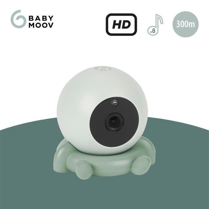 Babymoov Caméra Additionnelle HD Babyphone Caméra YOO Go+ - Batterie Rechargeable Longue Autonomie - Socle Caméra inclus
