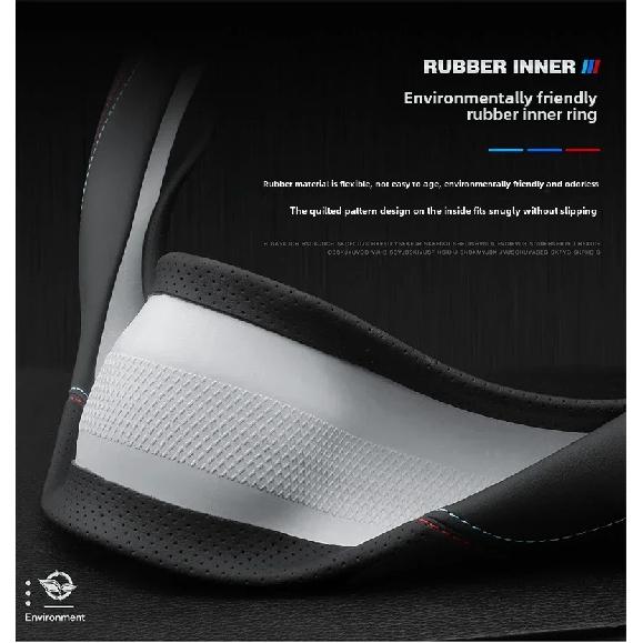 Nappa Leather Steering Wheel Covers,Universal Non-Slip Car Steering Wheel Cover,All Seasons Auto Steering Wheel Protector