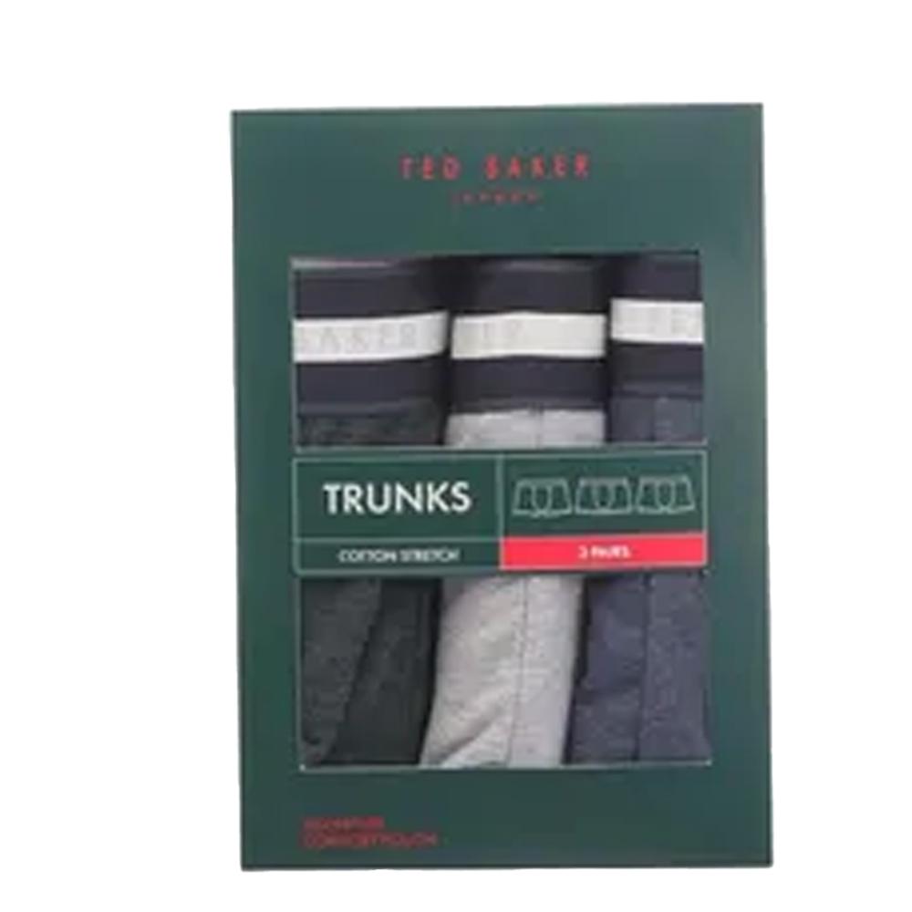 Ted Baker Mens Cotton Boxer Shorts (Pack of 3)