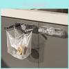 Plastic Suction Cup Trash Bag Holder With Foldable Design For Kitchen And Bathroom Storage