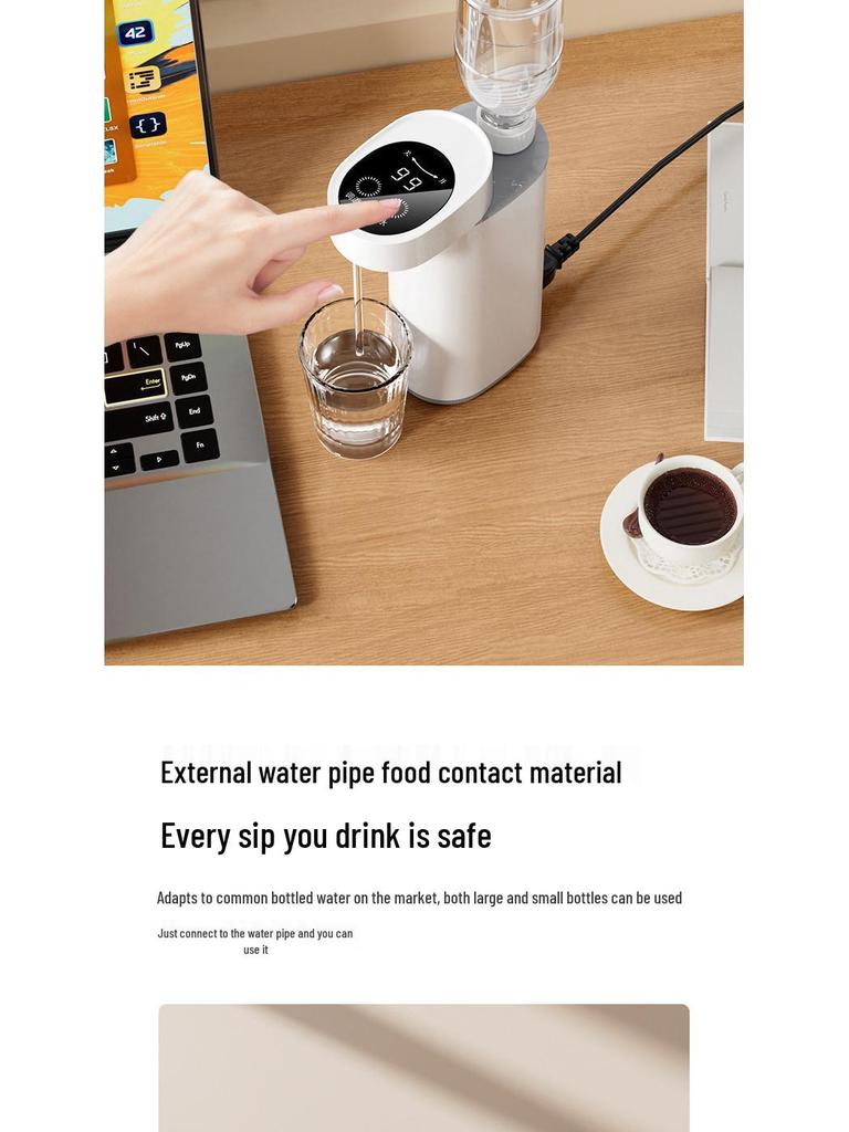 Portable Mini Instant Hot Water Dispenser for Travel, Desktop, and Home Use