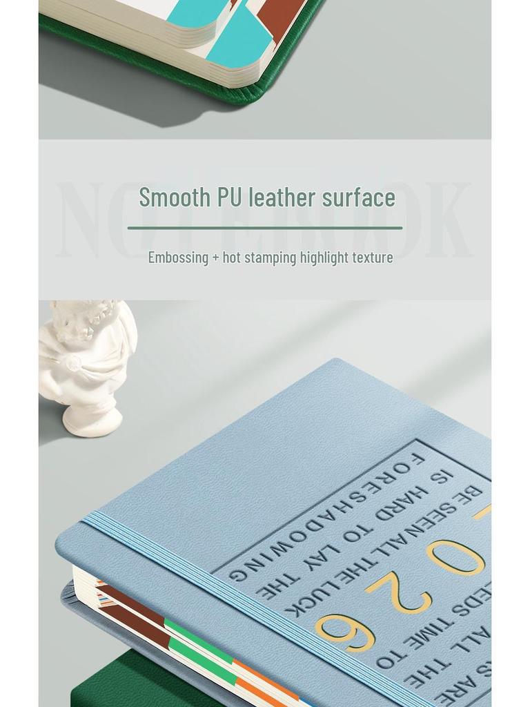 2026 A5 Premium Classification Notebook & Planner: Thickened Business Meeting Record Book