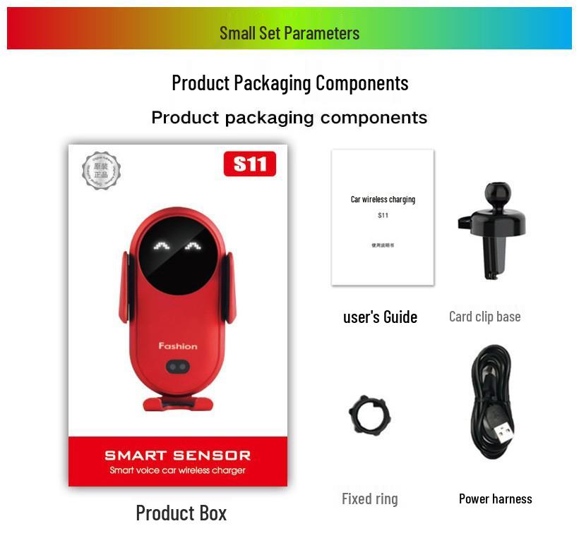 Smart Infrared Induction Car Wireless Phone Holder & Fast Charger