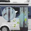 RV Mesh Screen RV Screen Door Privacy Curtain Breathable Campervan Accessories For Sun Protection Outdoor Travel Light Blocking