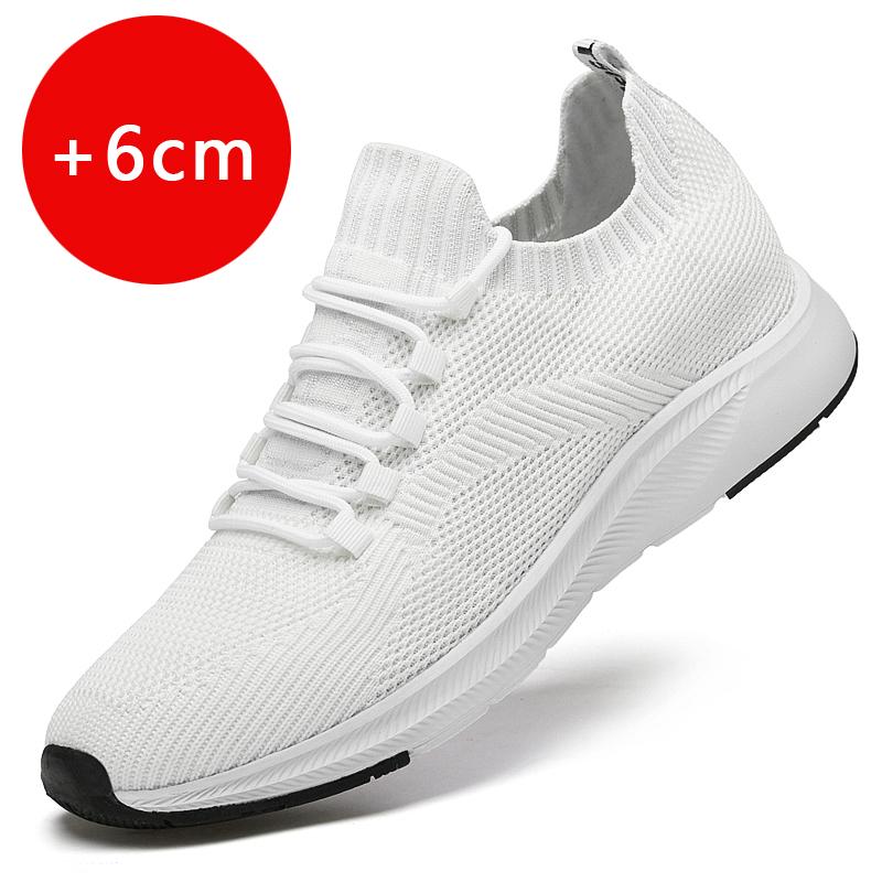

FashionWhite Мужские кроссовки, увеличивающие рост, обувь для мужчин, сетчатая дышащая обувь для увеличения роста, мужская обувь для увеличения роста 6-10 см 44