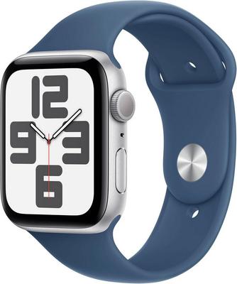 Apple Watch SE 2022 GPS 44mm Silver Sport Band Denim M/L
