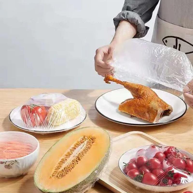 No-Tear Food-Grade Plastic Wrap Sleeves Extra-Large Size 500 Or 350 Pieces Per Pack