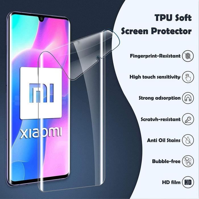 Mjukt skyddsfilm för Redmi Note 8T - E.F.CONNECTION - Set om 3 - Reptålig - 0,15 mm