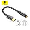 Baseus Typ C auf 3,5 mm Kopfhöreranschluss AUX USB C Kabel Kopfhörer Adapter 3,5 Jack Audiokabel für Huawei P20 Xiaomi Mi 10