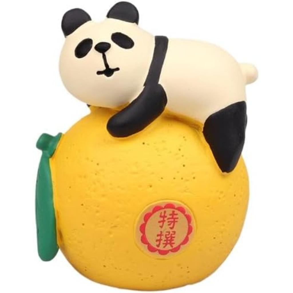 Miniature Cat Figurines, Cute Resin Panda Sculpture for Shelf, Desk Decoration - Funny Desk Accessories - Perfect Cute Car Desk Decor