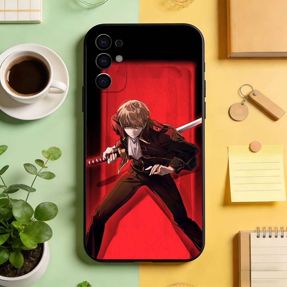 

Gintama Okita Sougo Phone Case For Samsung S25,S24,S21,S22,S23,S30,Ultra,S20,Plus,Fe,Lite,Note,10,Black Cover Samsung S20plus5G