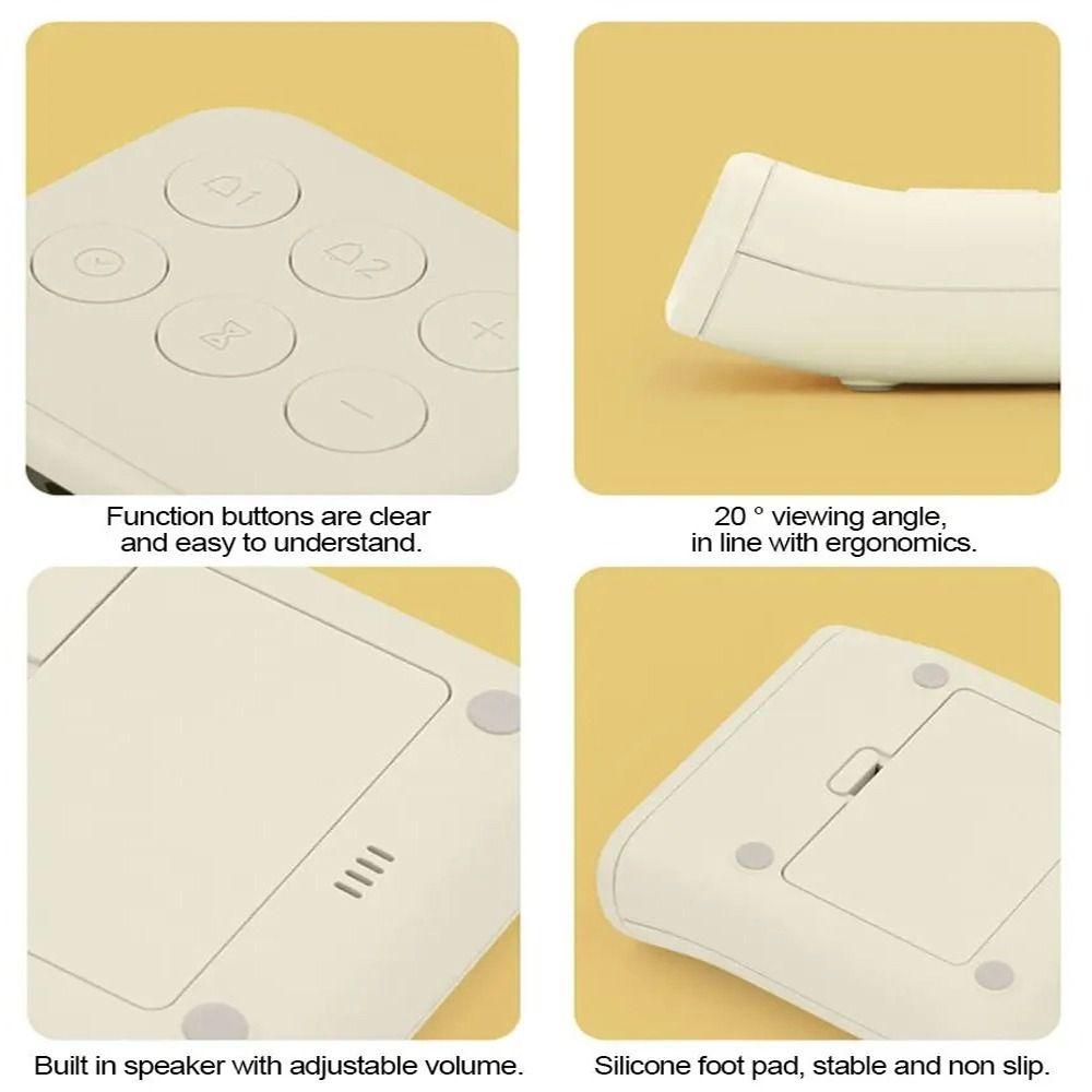 Creative Cooking Timer Battery Powered Electronic Alarm Clock Alarm Clock Kitchen Gadget