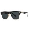 New European and American retro metal modern retro charm box sunglasses men's and women's sunglasses