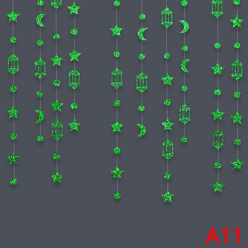 

Сделай сам Домашний декор Ид Мубарак Баннеры Украшения Рамадан Карим Подвесная гирлянда Ислам Мусульманская Подвесная лента Вымпел A11