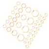 40pcs G18 G14 G38 G12 G34 G1 Thread Pipe Fitting Brass Hex Lock Nuts Thin Nut