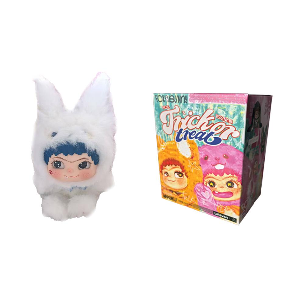 Letsvan Wakuku V2 Slepá krabička Trendy plyšová panenka Ručně vyráběná Generace Slepá krabička Dárek k narozeninám Roztomilý plyšák Trendy hrací panenka