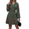 Early Autumn European & American Fashion Women's Printed Dress