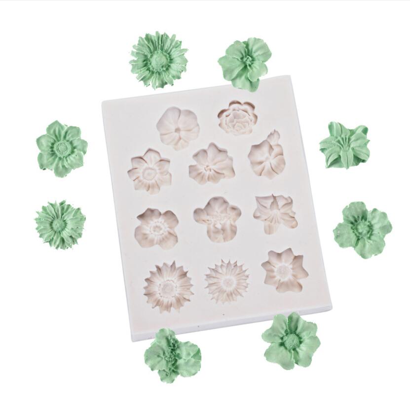 1 Stück, Rosenblattform Schokoladenform, 3D Silikonform, Blattform Bonbonform, Fondantform, Blütenpasteform, für DIY Kuchen Dekoration